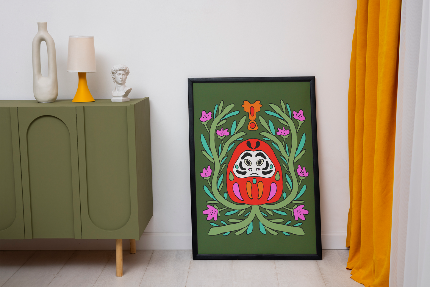 The Daruma Doll Print
