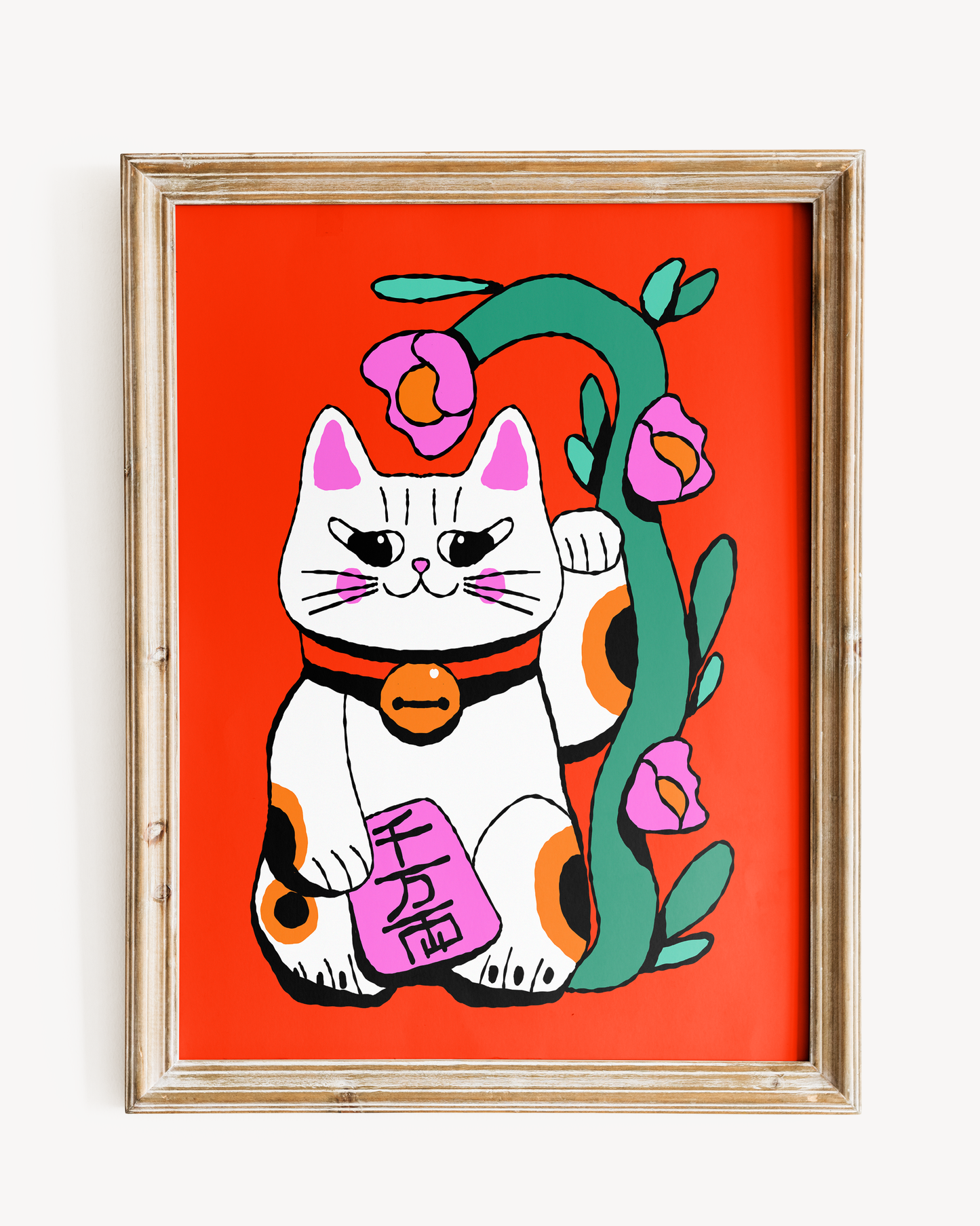 Lucky Cat Maneki Neko's Bloom Poster