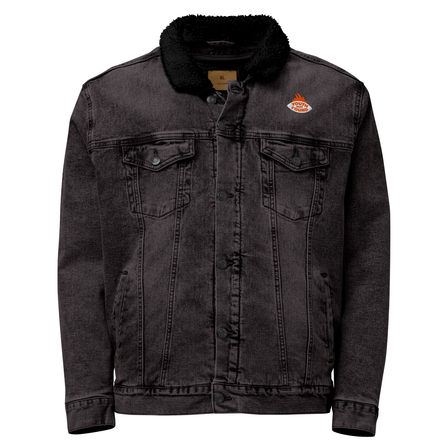 Survival Mode Unisex denim sherpa jacket