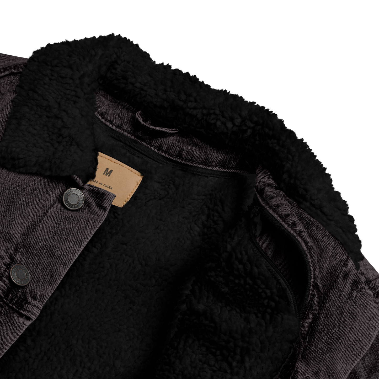 Survival Mode Unisex denim sherpa jacket